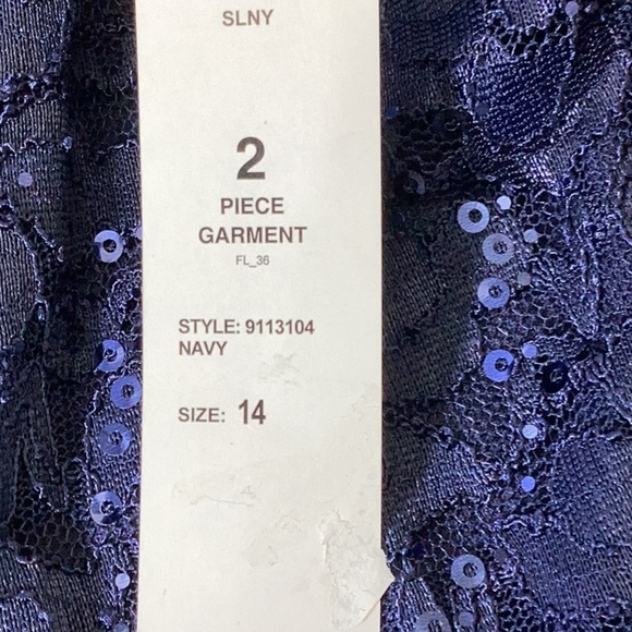 SLNY Lace Dress & Jacket Two-Piece Set - Picture 11 of 13